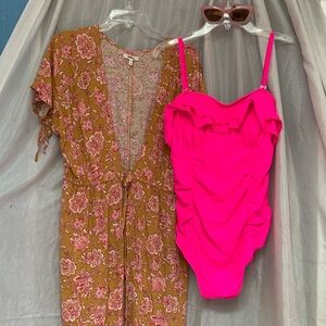 Summer max pink swimsuit combo